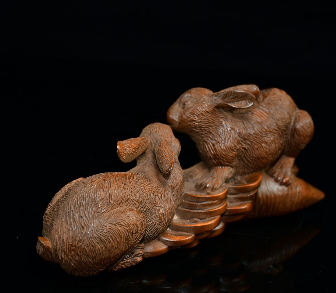 Huangyangmu rabbit ornament