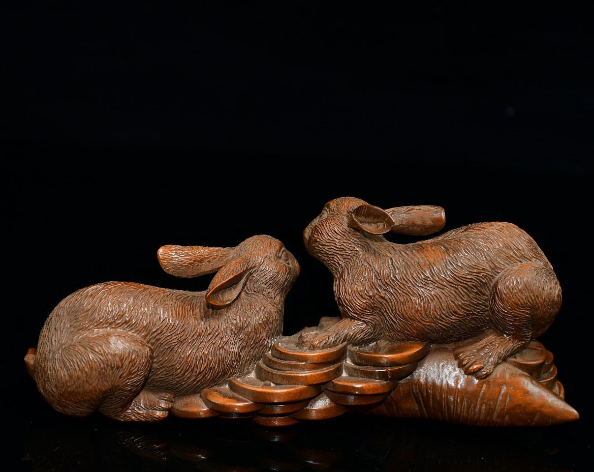 Huangyangmu rabbit ornament