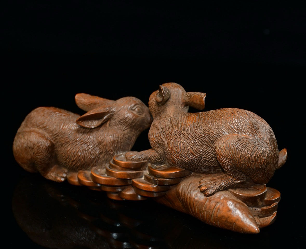 Huangyangmu rabbit ornament