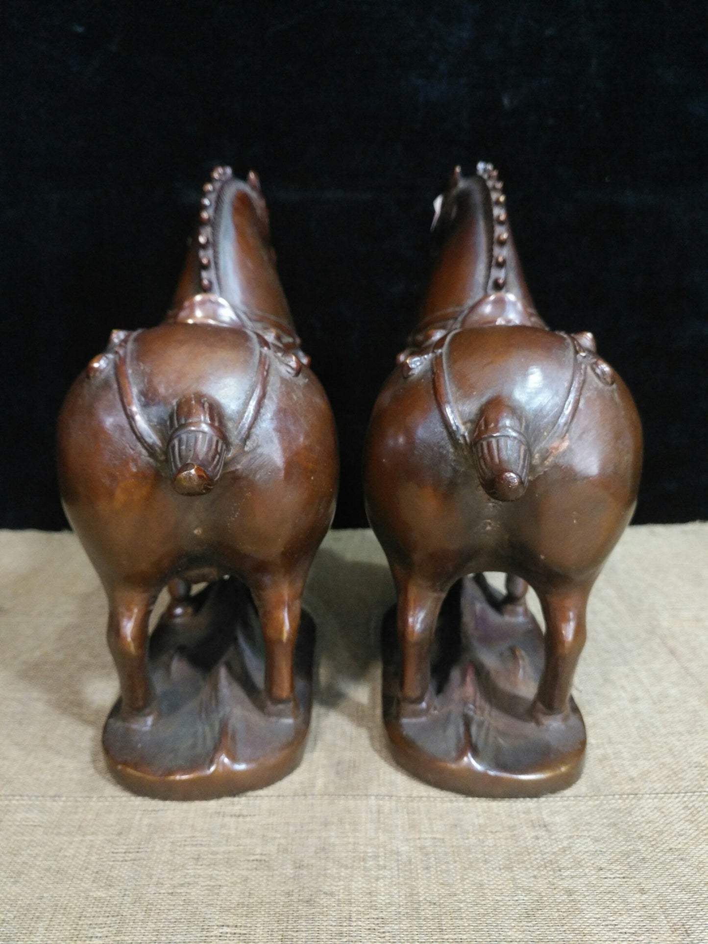 Pure copper flourishing Tang Dynasty steed