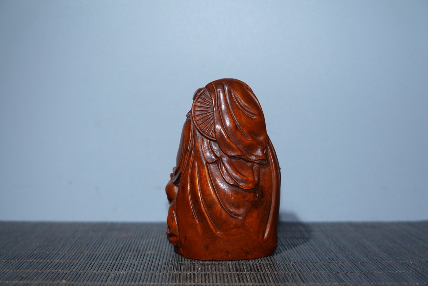 Collected boxwood carved birthday star ornaments