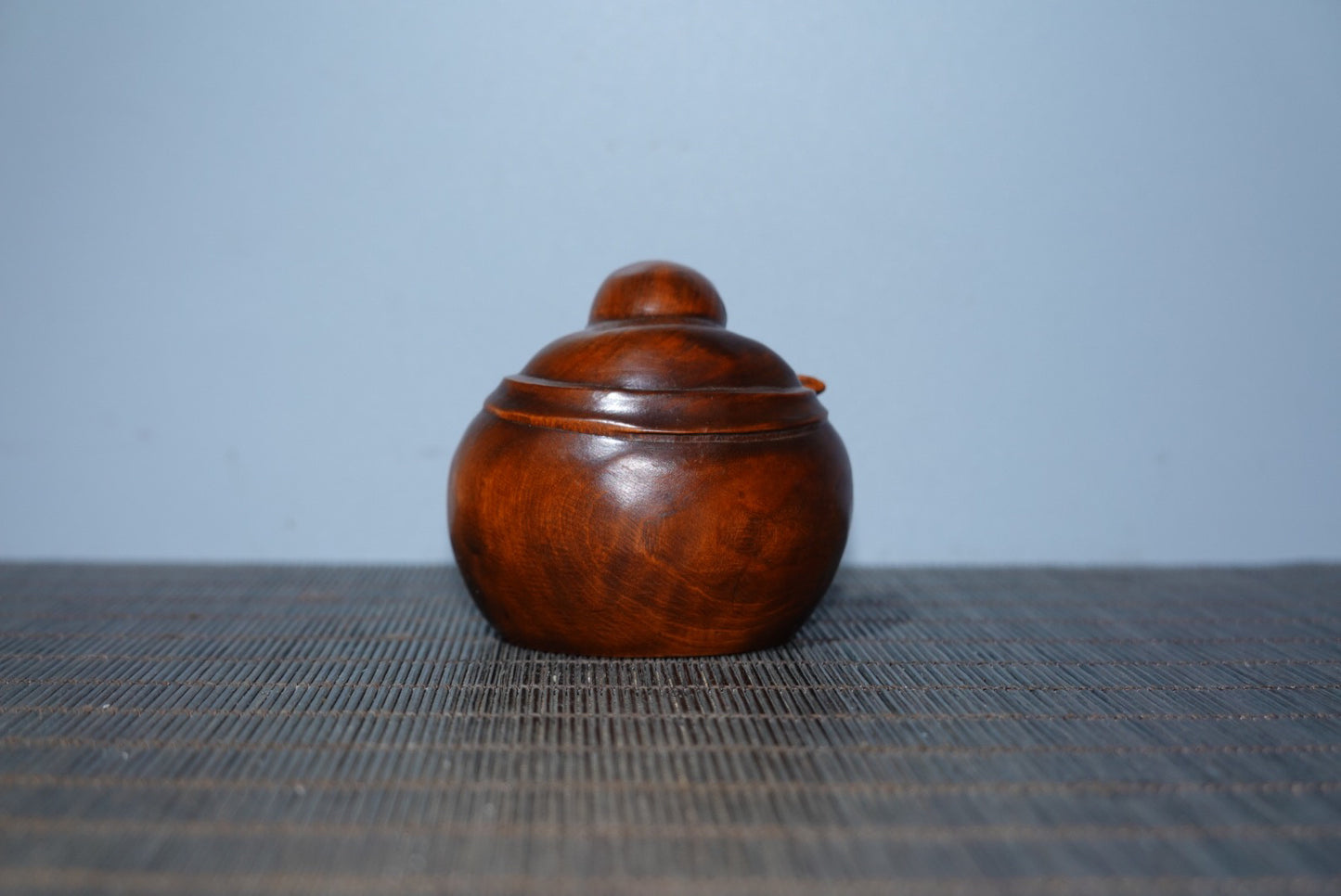 Collected Huangyang wood carved Maitreya Buddha ornaments, handlebars, gifts
