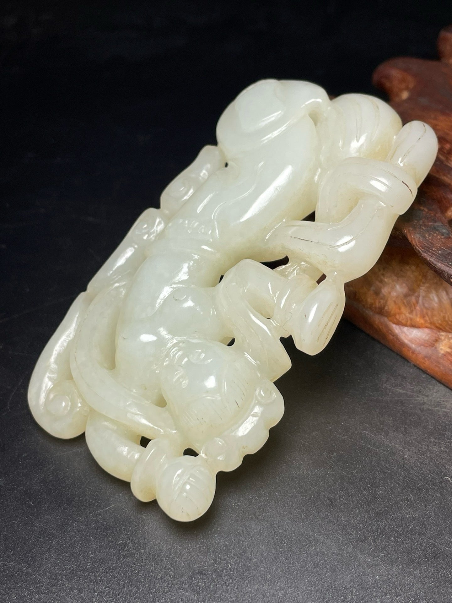 Chinese Antique Hotan Jade Dunhuang Flying Fairy