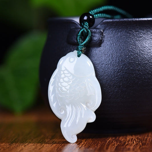 Hotan Jade's Auspicious Little Fish