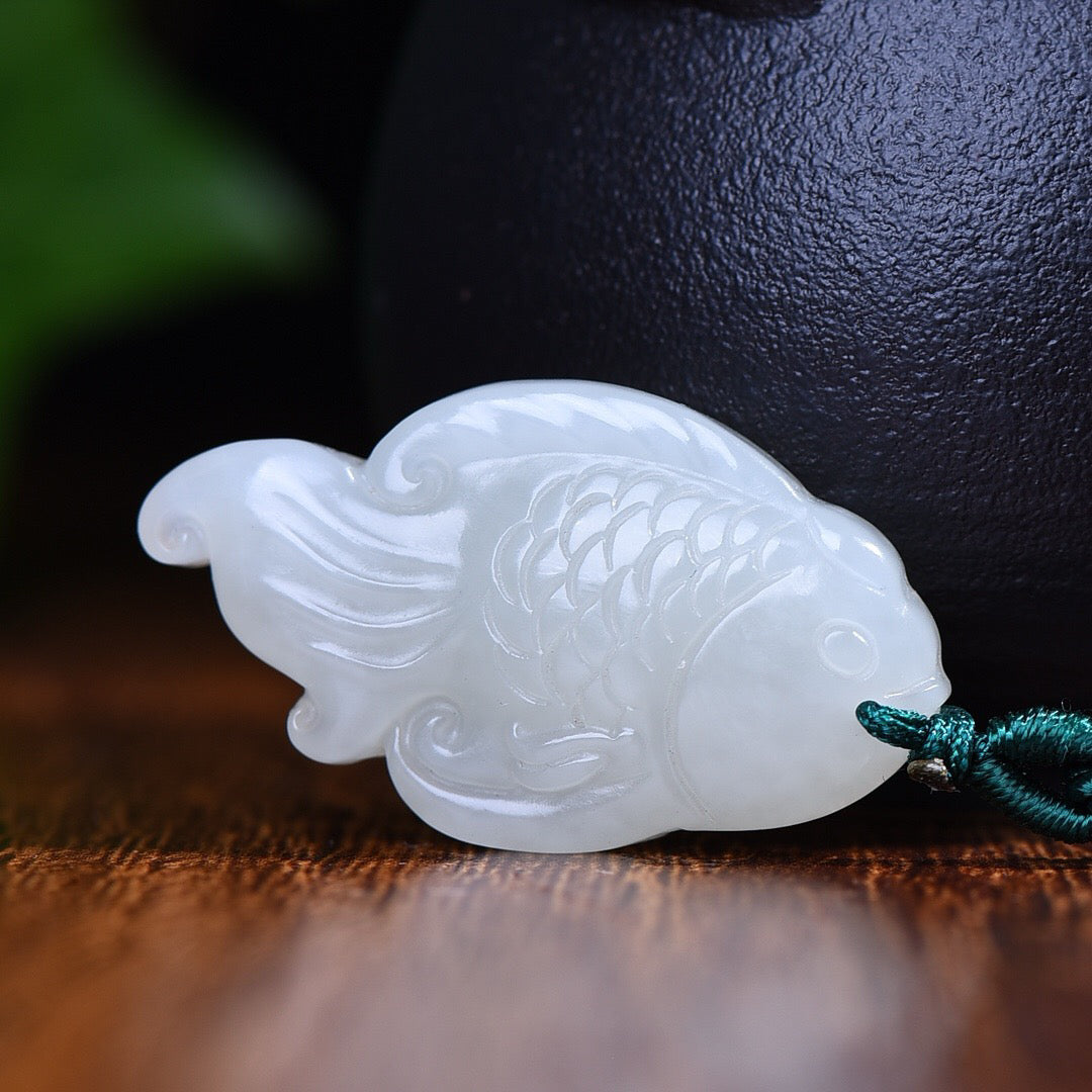Hotan Jade's Auspicious Little Fish