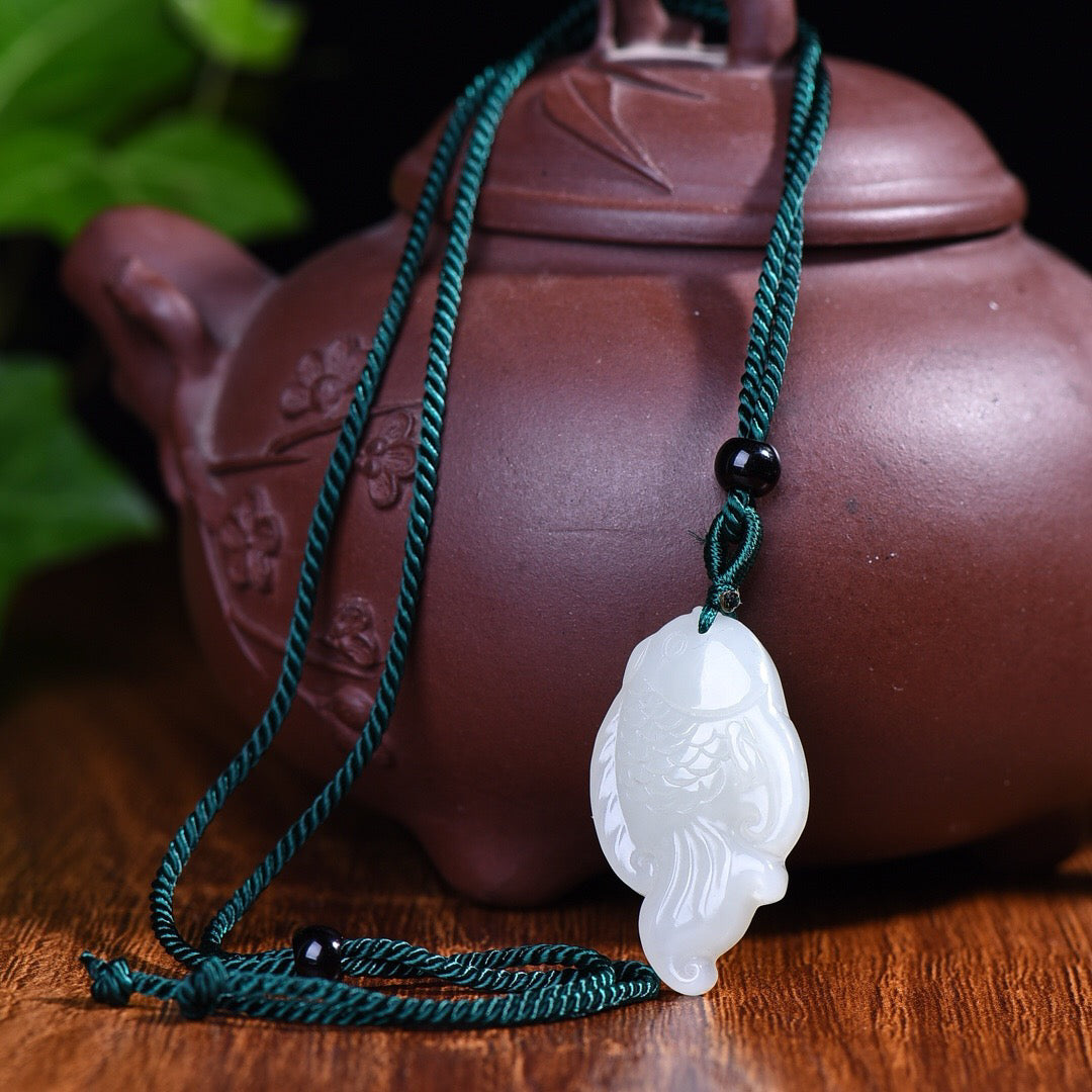 Hotan Jade's Auspicious Little Fish
