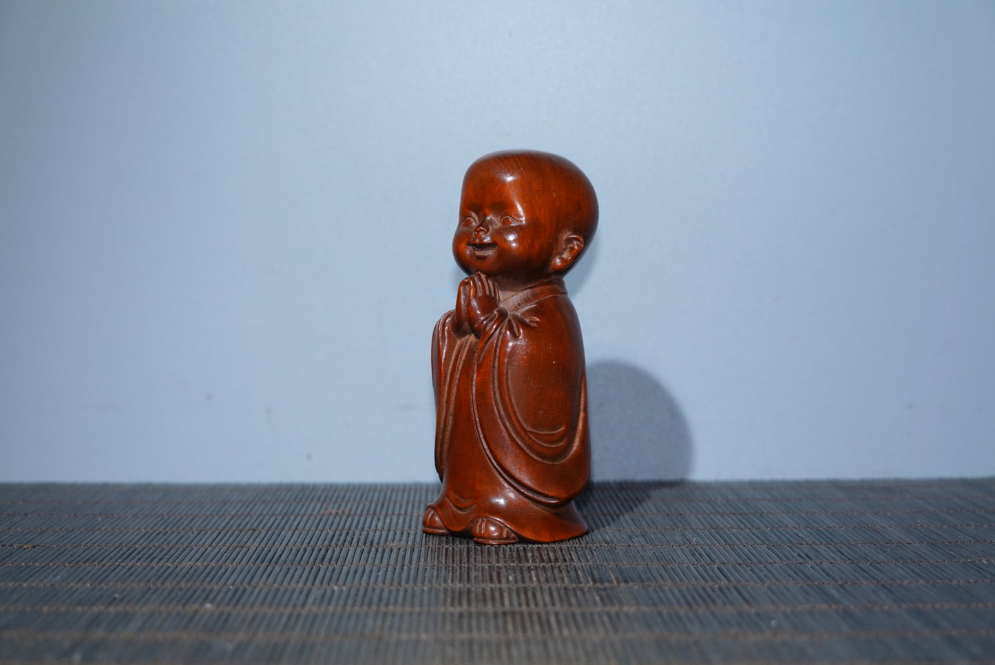 Collected Huangyang Wood Carving as a Gift for Little Monk Wudao