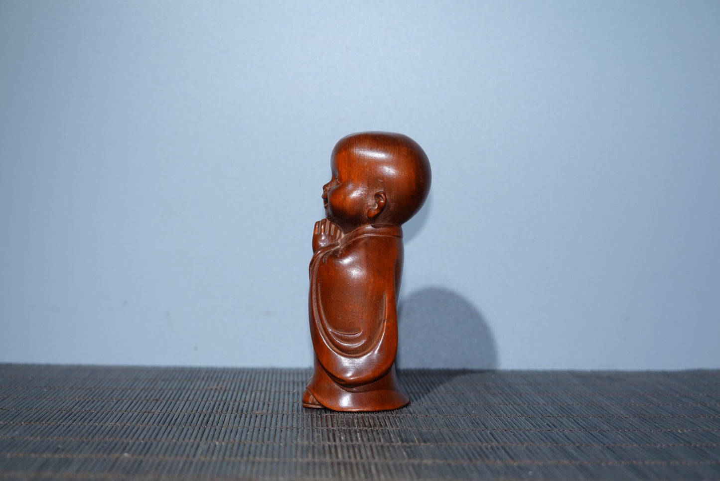 Collected Huangyang Wood Carving as a Gift for Little Monk Wudao