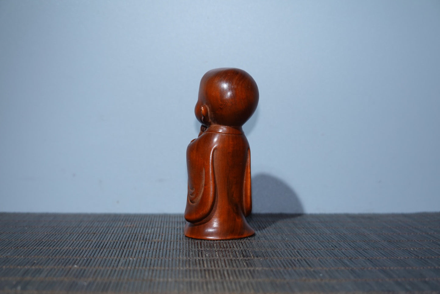 Collected Huangyang Wood Carving as a Gift for Little Monk Wudao