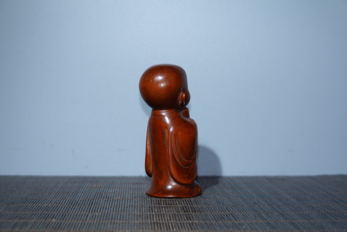 Collected Huangyang Wood Carving as a Gift for Little Monk Wudao