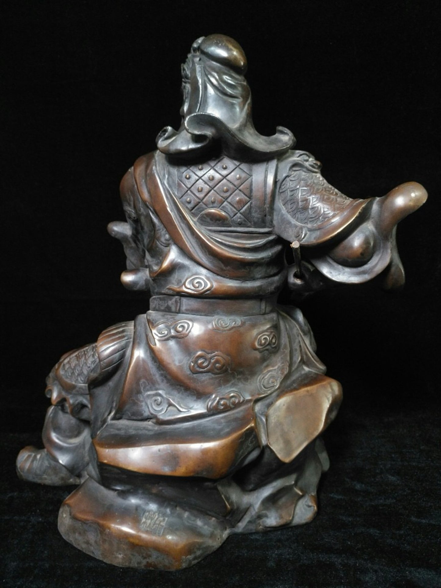 Pure copper Wu Cai Shen Feng Shui ornament