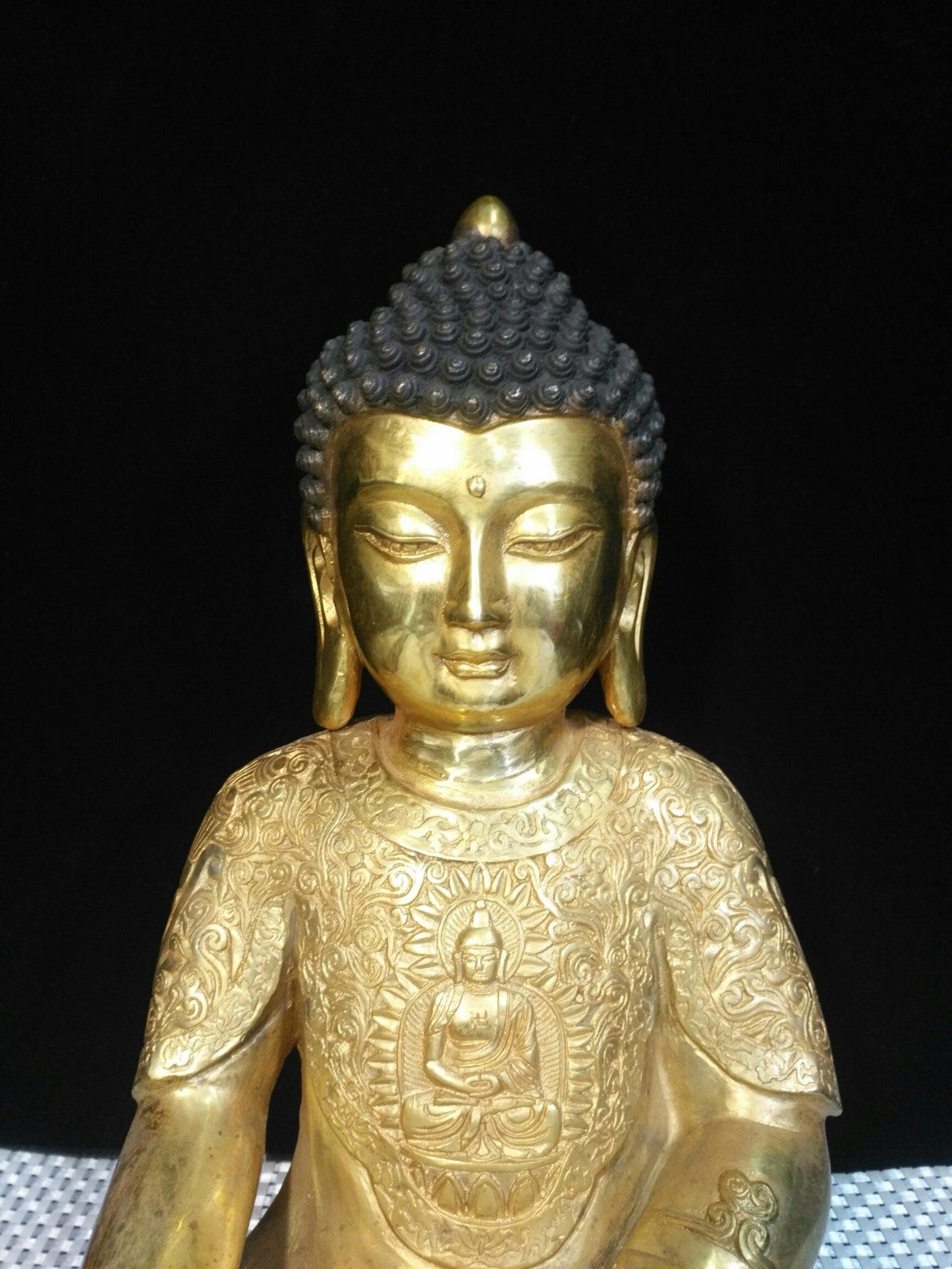 Pure copper Shakyamuni Buddha