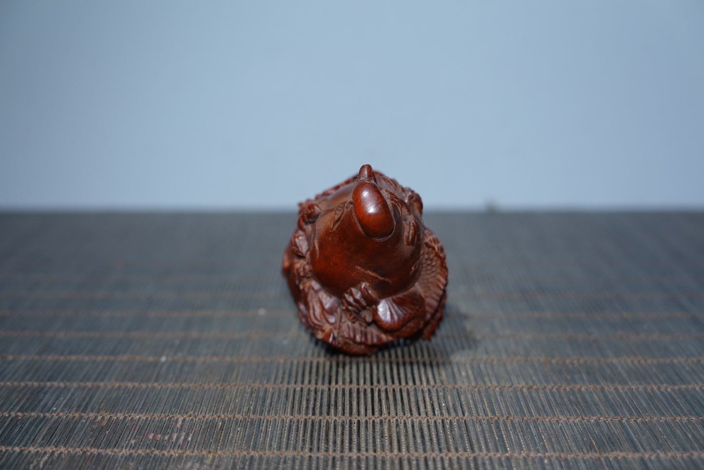 Collection Huangyang Wood Carved Dragon Gourd Handheld Gift