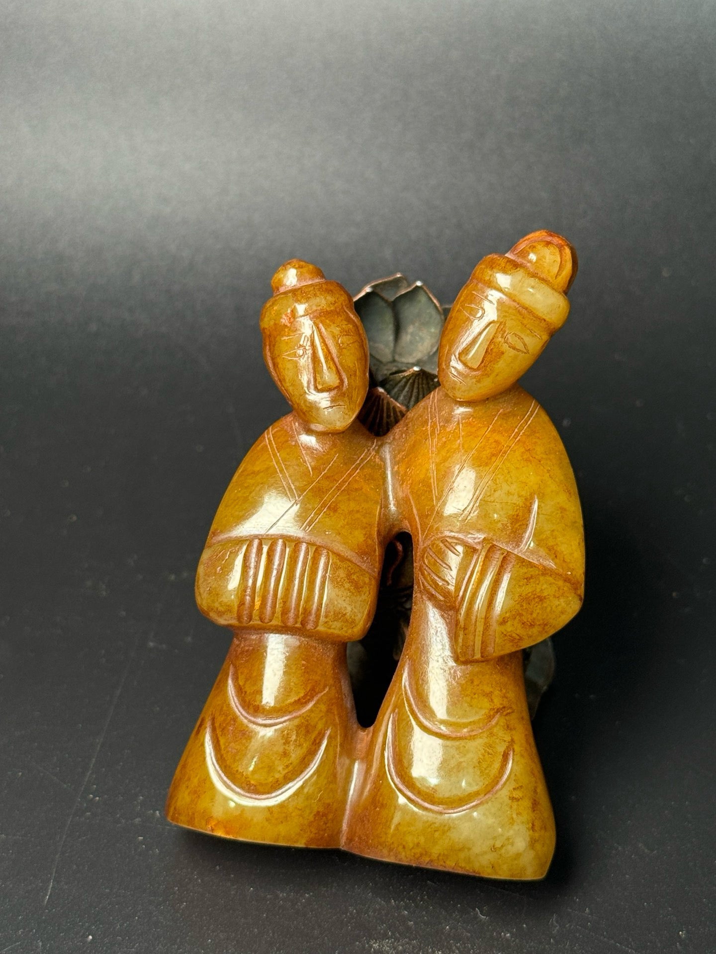 Chinese Antique Hotan Jade Jade Man