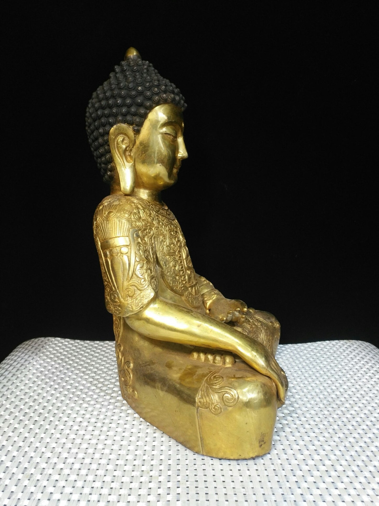 Pure copper Shakyamuni Buddha