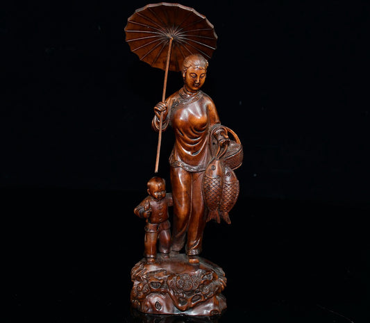 Huangyangmu returns to her mother's house for decoration