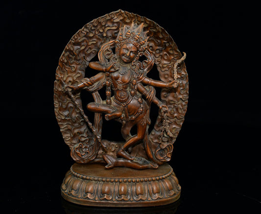 Huangyangmu Mahagala Protector Buddha Statue Ornament