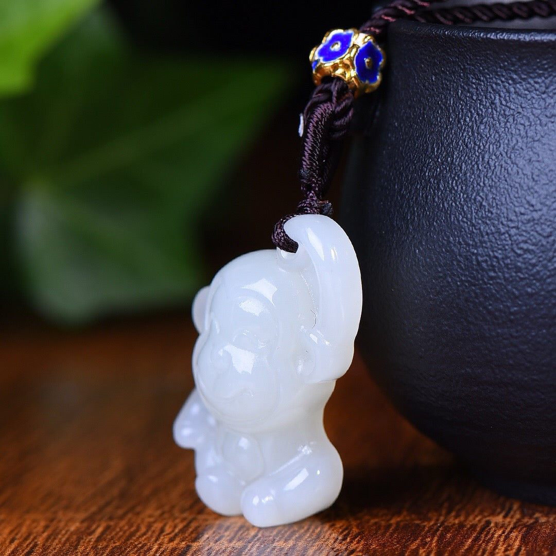 Hotan Jade's Auspicious Monkey