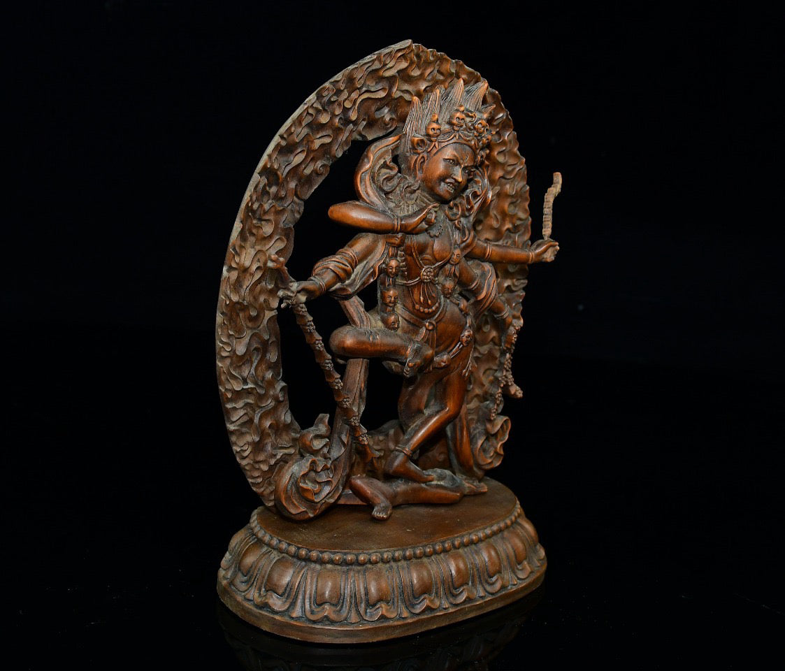 Huangyangmu Mahagala Protector Buddha Statue Ornament