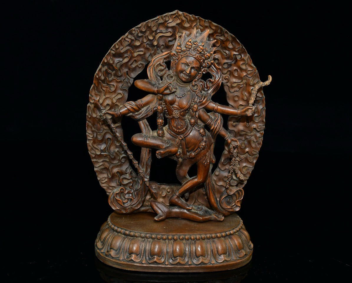 Huangyangmu Mahagala Protector Buddha Statue Ornament