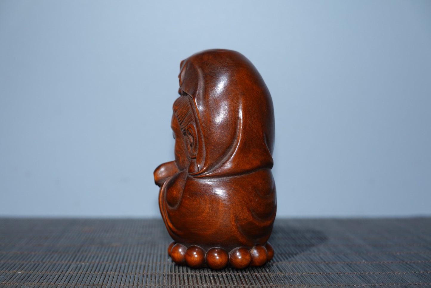 Collected boxwood carved Guanyin ornaments, furniture ornaments