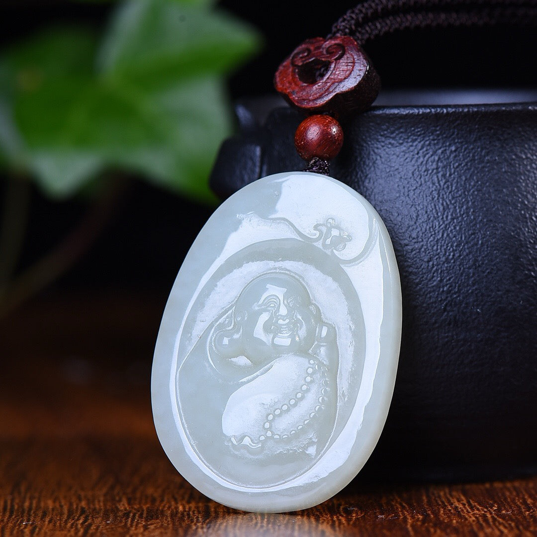 Hotan Jade's Laughing Buddha