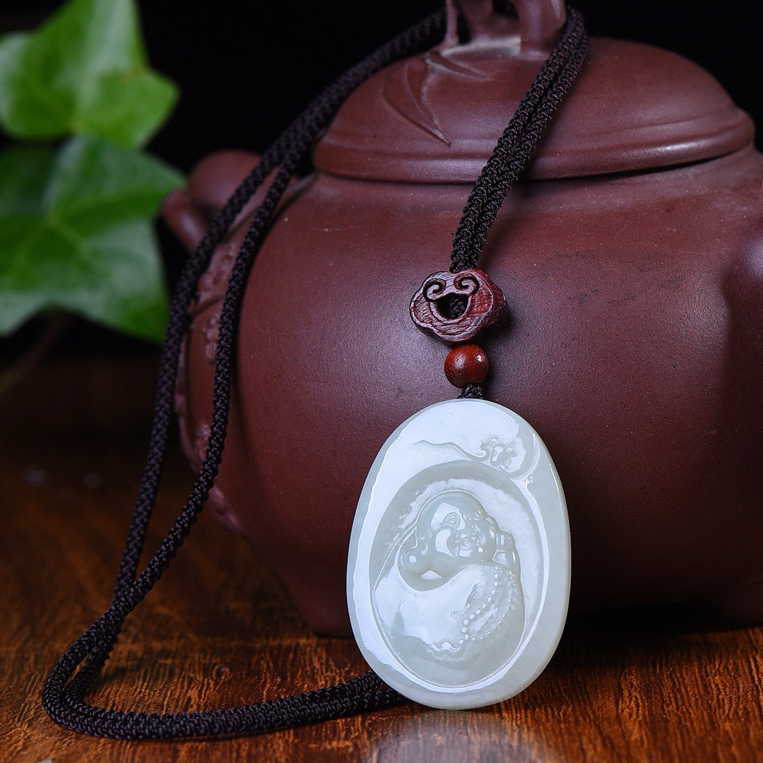Hotan Jade's Laughing Buddha