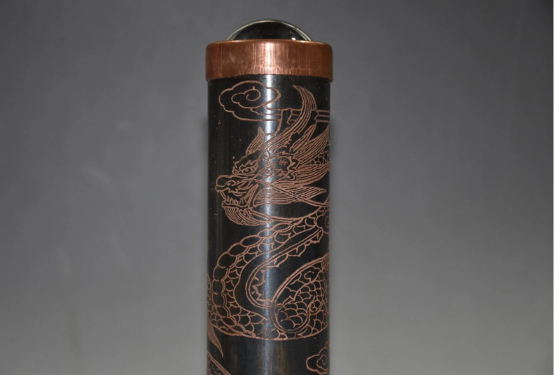 Kaleidoscope hand-carved pure copper panlong kaleidoscope ornaments