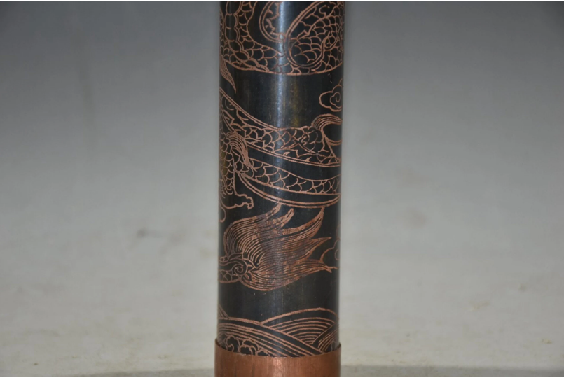 Kaleidoscope hand-carved pure copper panlong kaleidoscope ornaments