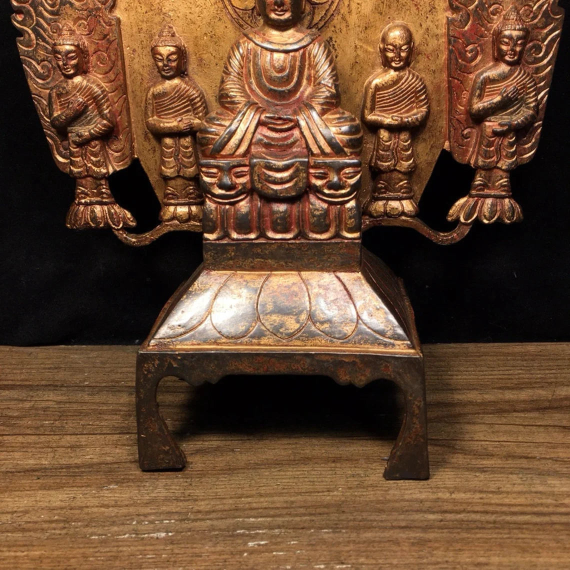 Chinese antique pure copper Buddha statue