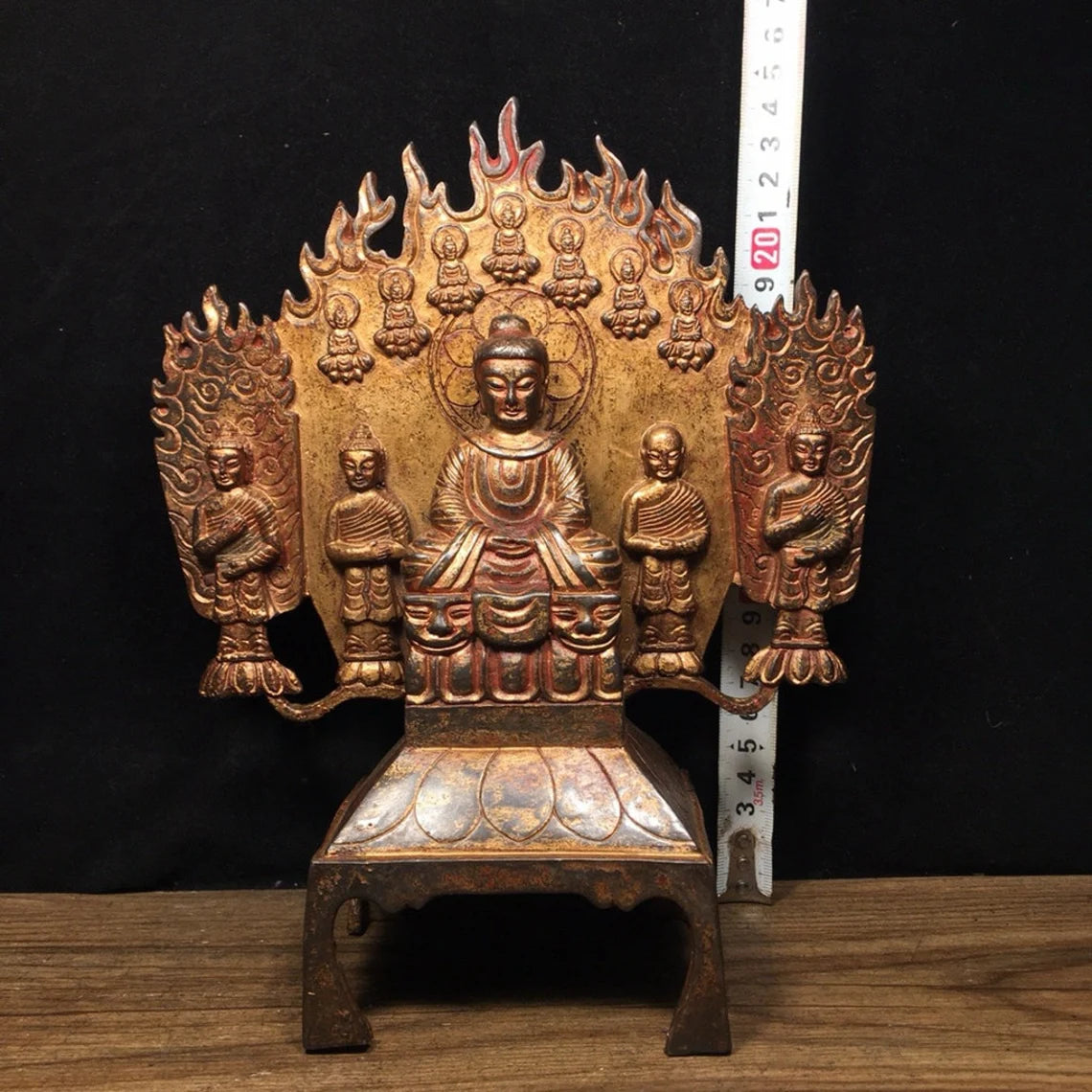 Chinese antique pure copper Buddha statue