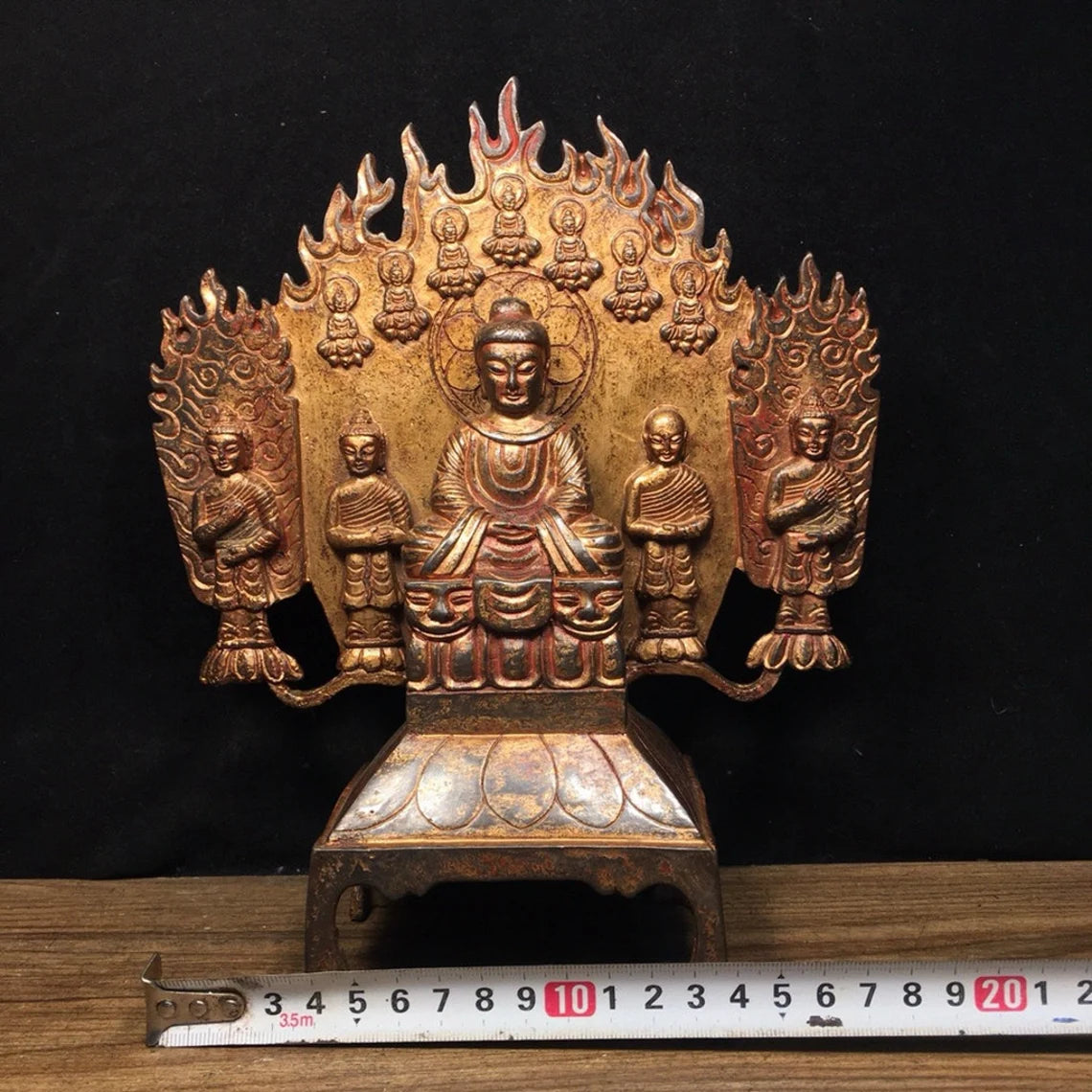 Chinese antique pure copper Buddha statue