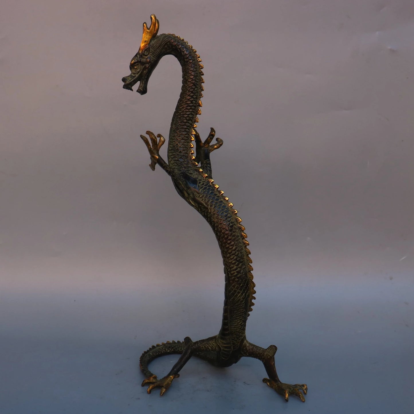 Chinese antique standing dragon