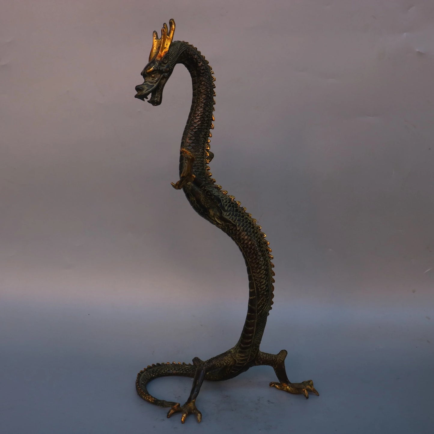 Chinese antique standing dragon