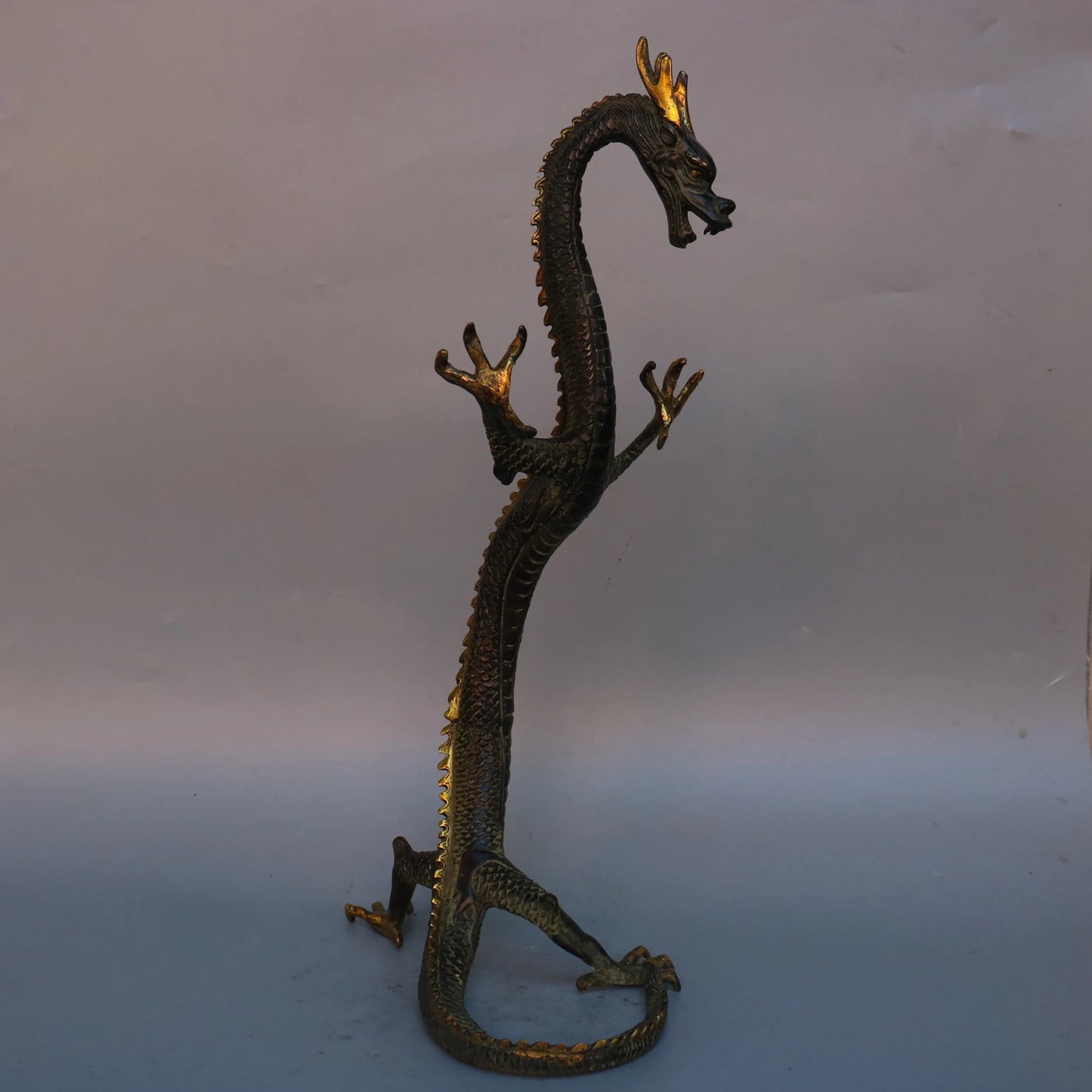 Chinese antique standing dragon