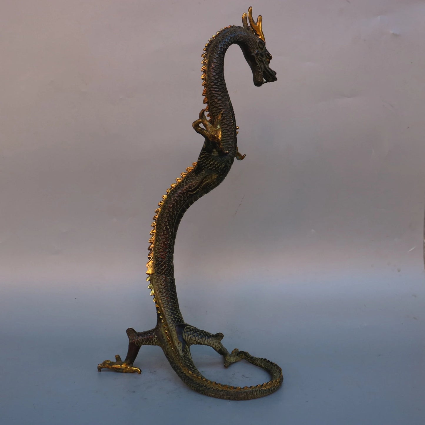 Chinese antique standing dragon